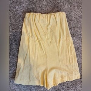 Yellow Women's Shorts